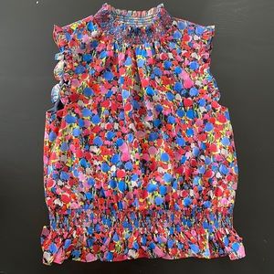 J. Crew Floral Sleeveless Top